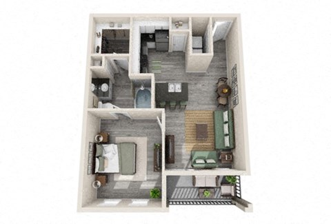 A1 Floor Plan at The Mansions McKinney, Texas